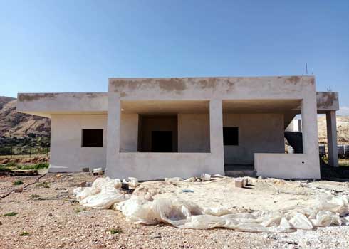 The home in a-Nuweimeh before it was demolished. Photo:‘Aref Daraghmeh, B’Tselem 