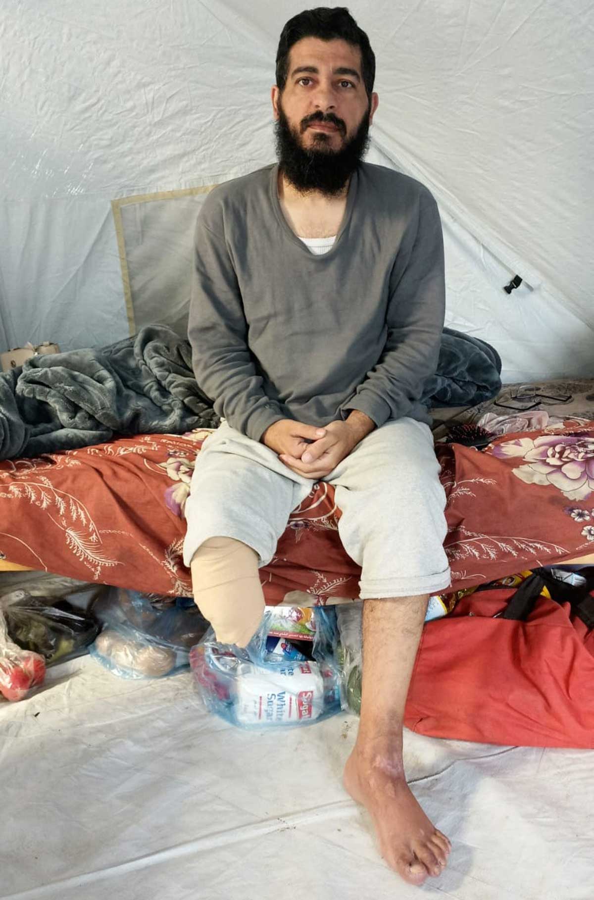 جبريل الصفدي بعد إطلاق سراحه. صورة قدمها الشاهد مشكورًا