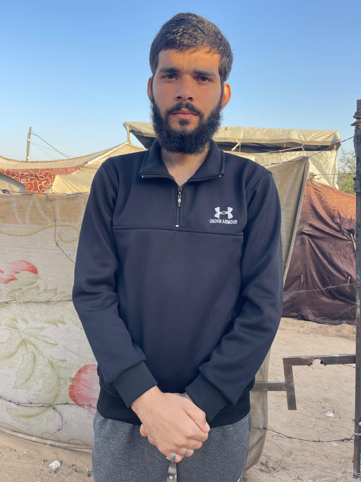 حسين الزويدي بعد إطلاق سراحه. صورة قدمها الشاهد مشكورًا 