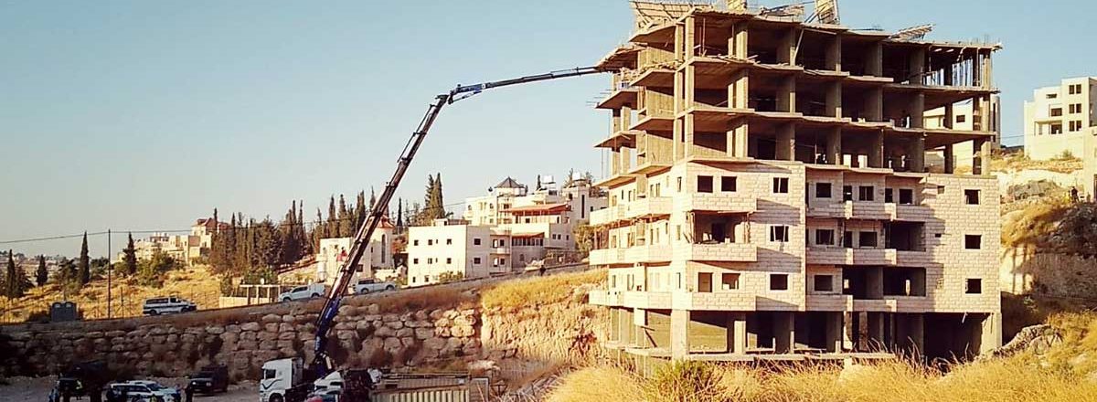 هدم أحد المباني في حيّ وادي الحمّص. تصوير سريت ميخائيلي، بتسيلم، 22.7.19.