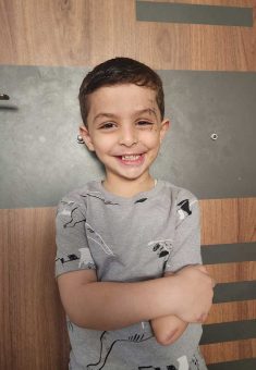 عمر أبو كويك بعد الإصابة. صورة قدمتها العائلة مشكورة