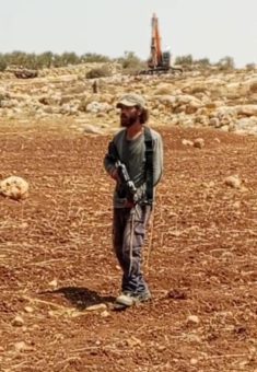 المستوطن الذي أطلق النار. صورة قدمها السكان مشكورين