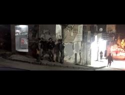 عناصر الشرطة في العيساوية، 7.3.20. تصوير دوريات التوثيق والتضامن التابعة لمجموعة "فري جروزالم''.