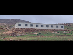 The school in ‘Ein Samia. Credit: ‘Abdallah Abu Rahma  