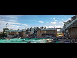 The community school destroyed by settlers. Photo: Omri Eran Vardi, 16 Dec. 2023