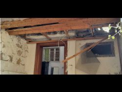 The entrance to Muhammad Sa’id and Manal’s house after the soldiers blew up the front door. Photo: Salma a-Deb’i, B’Tselem 