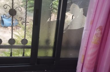 חלונות שניפצו המתנחלים. התמונות באדיבות המשפחה