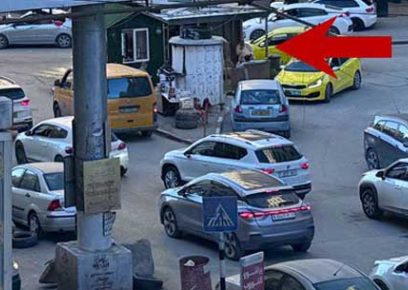 The coffee stand in the middle of the Sikal junction in Kafr ‘Aqab neighborhood. Photo by Mohammad Romaneh, B’Tselem