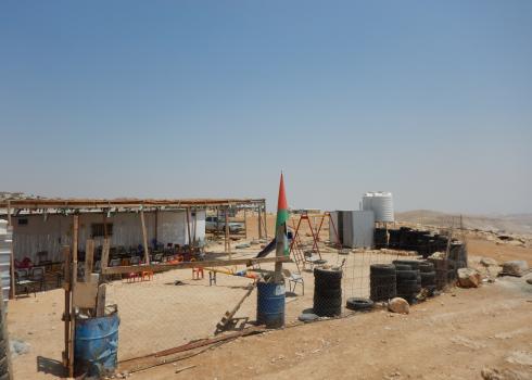 בית הספר באבו נוואר. צילום: עאמר עארורי, בצלם, 10.8.17