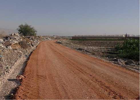 הדרך החקלאית בכפר עין אל-בידא. צילום: עארף דראר'מה, בצלם, 8.10.20