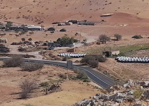 خربة حمصة التحتا. تصوير: عارف دراغمة، بتسيلم، 24.7.23