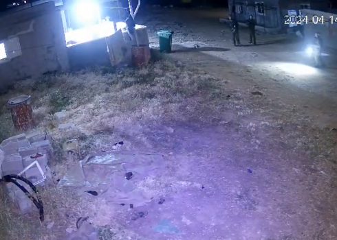 החיילים בשטח הקהילה. התמונה באדיבות התושבים