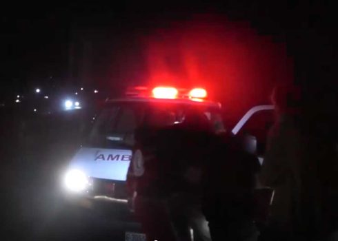 פינויו של אשרף אל-עמור לבית החולים. התמונה באדיבות הפעילים