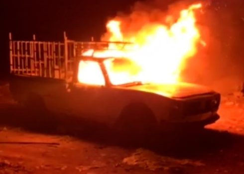 הטנדר הבוער של ג'בארין. התמונה באדיבותו