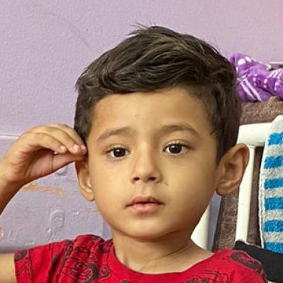 Nabil Kahil in hospital after his diagnosis. Photo courtesy of the family 
