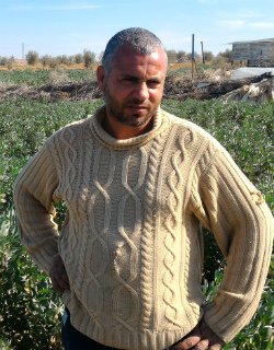 عمر أبو زاهر. تصوير محمد سعيد، بتسيلم، 23.1.7