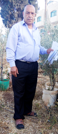 أحمد امبسلط. تصوير: عارف ضراغمة، بتسيلم، 23.5.17